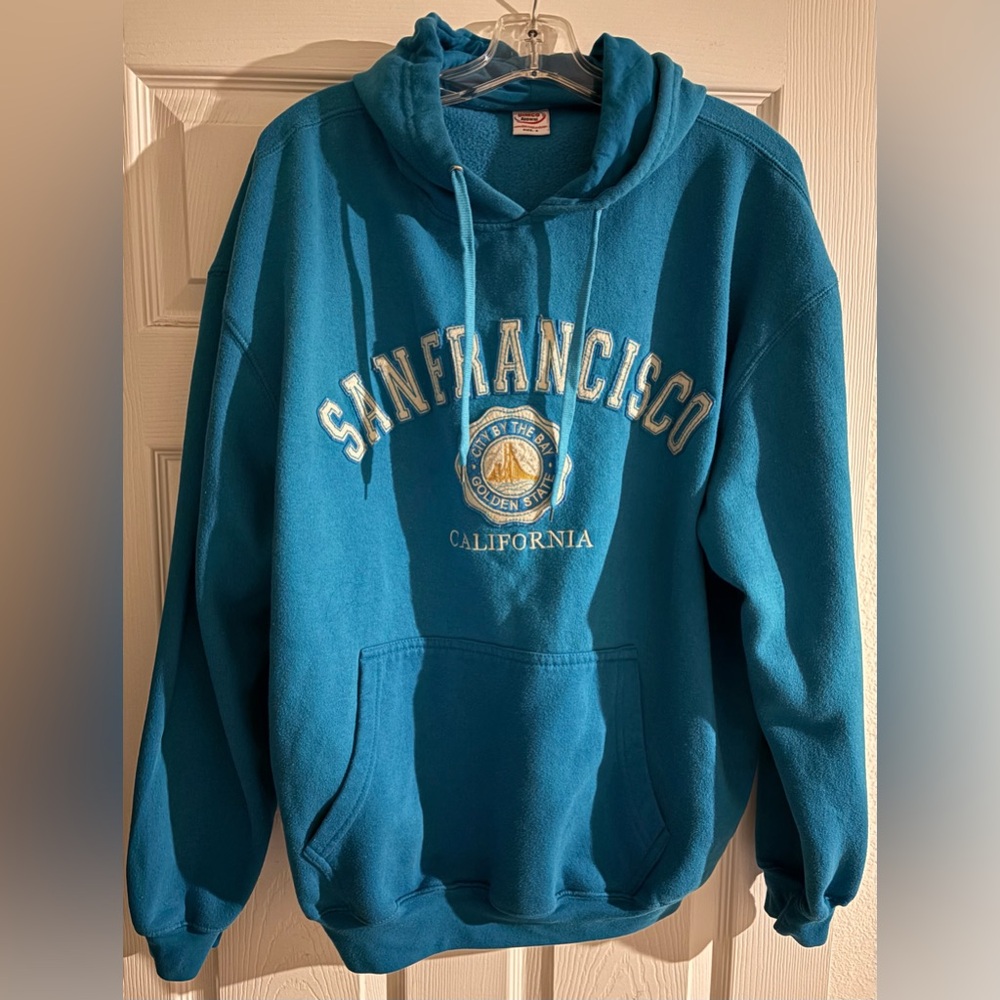 Dimco Blue San Francisco SZ S Hoodie